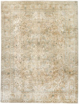 Beige Persien Persisk vintage matta  338 x 242 cm