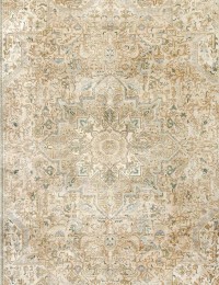 Beige Perzië Perzisch Vintage Tapijt 338 x 242 cm - view 4