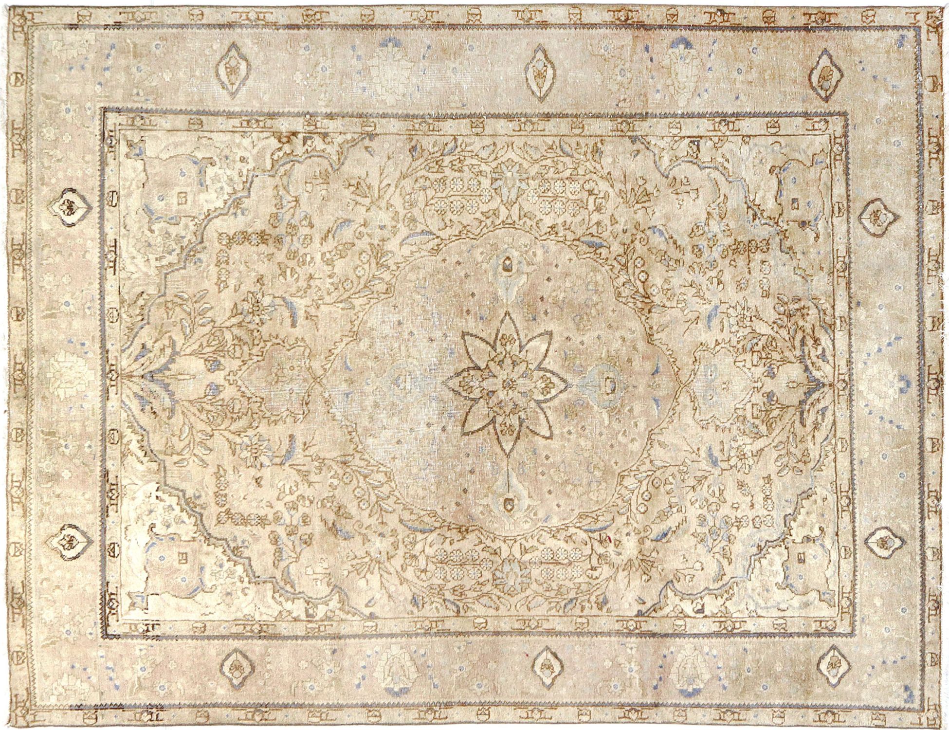 Persian Vintage Carpet  beige  <br/>284 x 210 cm