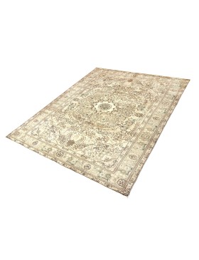 Beige Persien Persisk vintage matta  296 x 197 cm