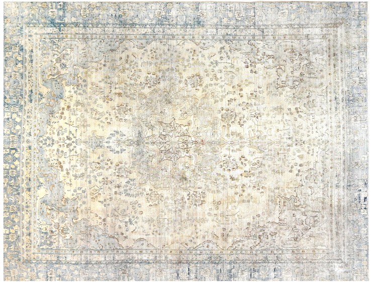 Beige Persien Persisk vintage matta  362 x 272 cm