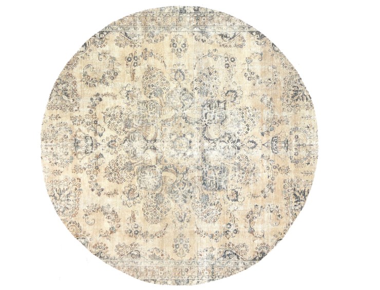 Beige Persien Persisk vintage matta  226 x 226 cm