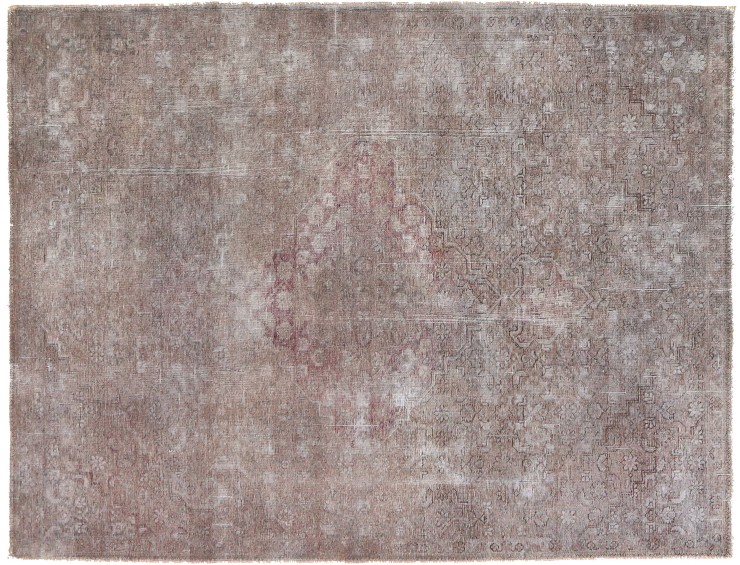 Grå Persien Persisk Vintagetæppe 233 x 150 cm