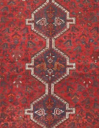 Röda Persien Persisk vintage matta  195 x 145 cm