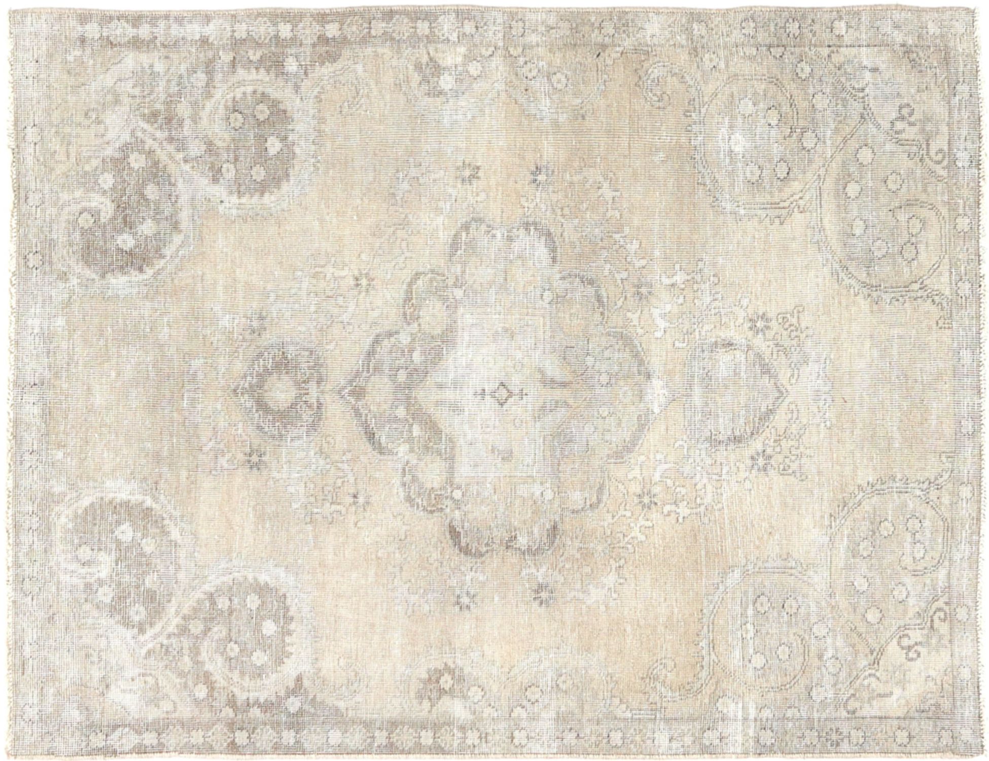 Persian Vintage Carpet  beige  <br/>242 x 142 cm