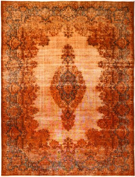 Orange Persien Persisk vintage matta  367 x 273 cm