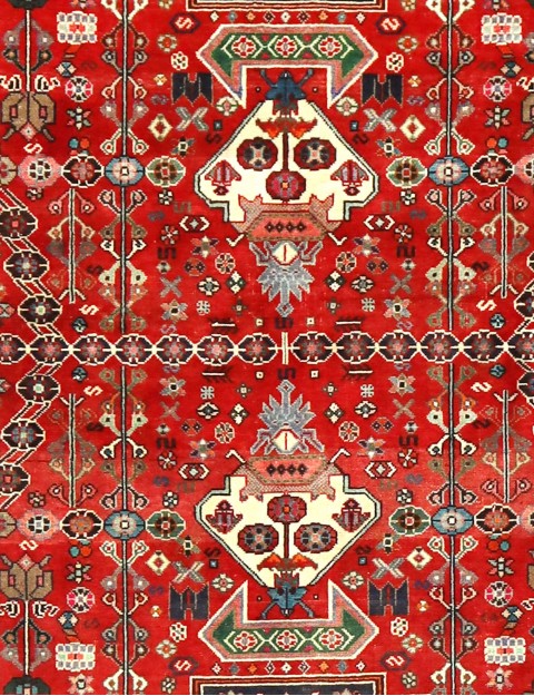 Red  Persia Persian Vintage Carpet  209 x 144 cm