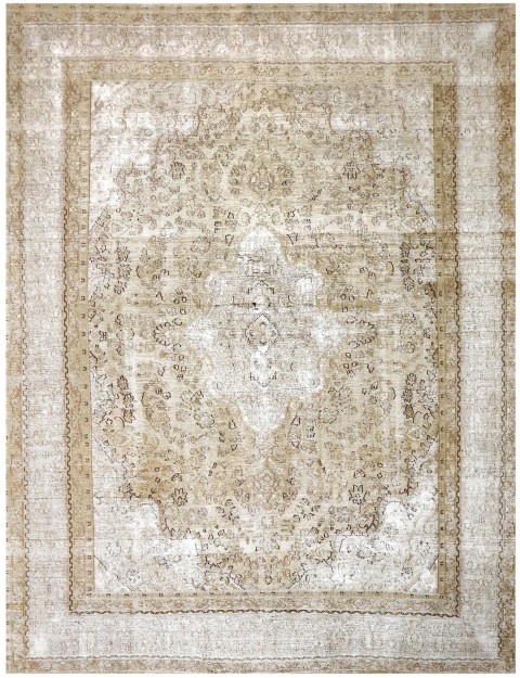 Beige Persien Persischer Vintage Teppich 380 x 285 cm