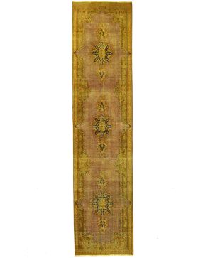 Perzisch Vintage Tapijt 395 x 96 geel