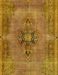 Gul Persien Persisk vintage matta 395 x 96 cm - view 4
