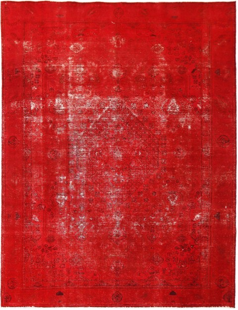 Rot Persien Vintage Teppich 336 x 232 cm