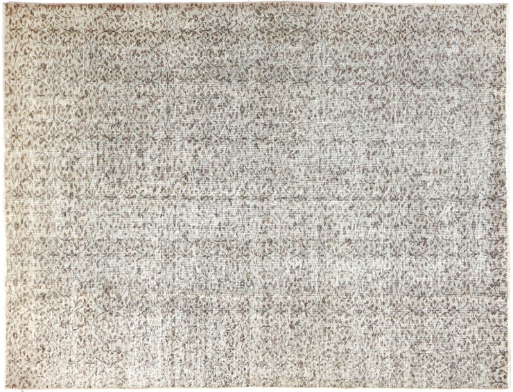 Grå Turkiet vintage matta 305 x 202 cm