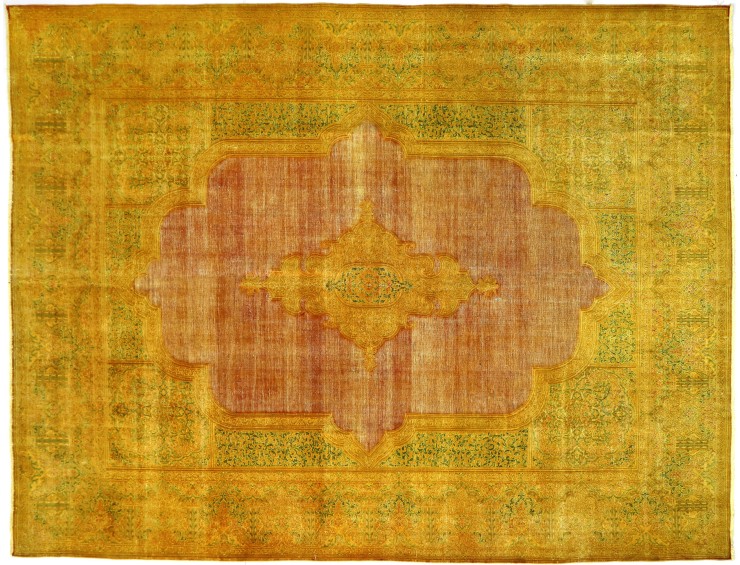 Gul Persien Persisk vintage matta  385 x 287 cm