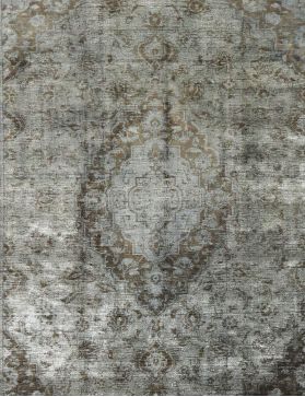Alfombra persa vintage 345 x 243 gris
