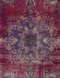 Violet Persan Tapis Persan vintage 337 x 221 cm - view 4