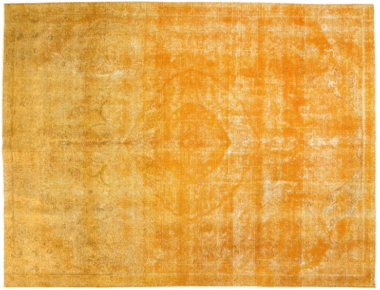 Gul Persien Persisk Vintagetæppe 325 x 238 cm