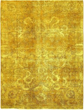 Persisk Vintagetæppe 280 x 200 gul