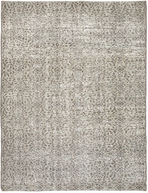 Grå Tyrkiet Vintagetæppe  262 x 156 cm