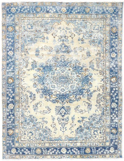 Beige  Persia Persian Vintage Carpet  280 x 186 cm