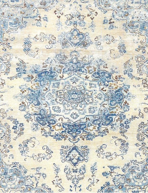Beige  Persia Persian Vintage Carpet  280 x 186 cm
