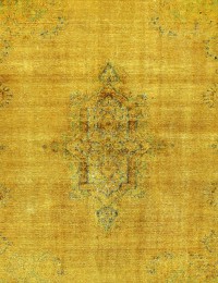 Yellow Persia Persian Vintage Carpet 300 x 200 cm - view 4