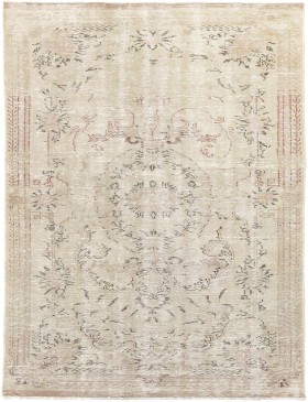 Grå Turkiet vintage matta  242 x 145 cm