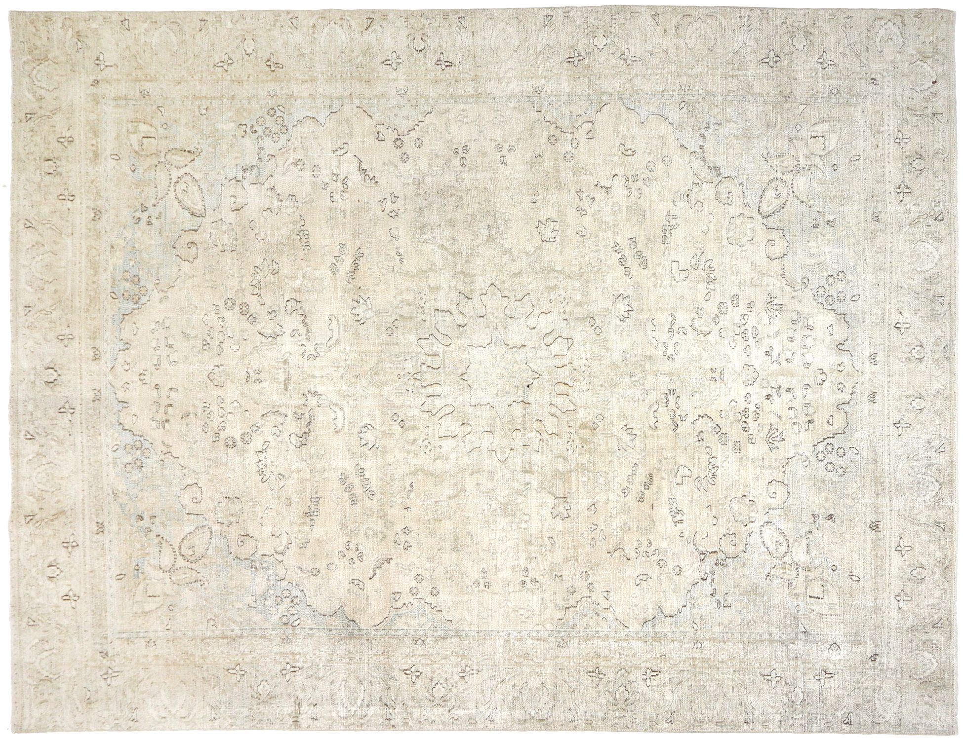 Vintagetæppe  grå <br/>342 x 265 cm