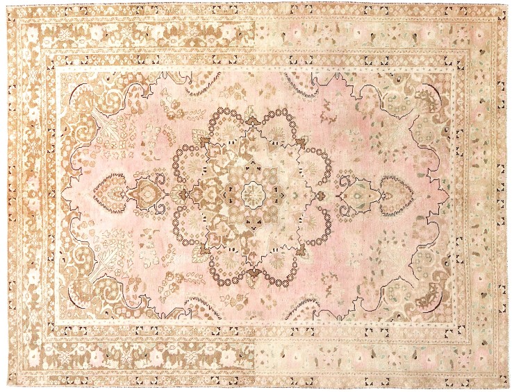 Pinkki Persia Persialaiset vintage matot 290 x 190 cm
