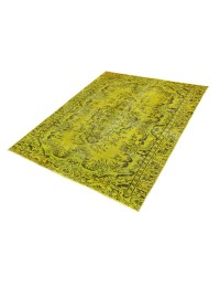 Yellow Persia Persian Vintage Carpet 265 x 147 cm - view 2