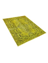 Yellow Persia Persian Vintage Carpet 265 x 147 cm - view 3