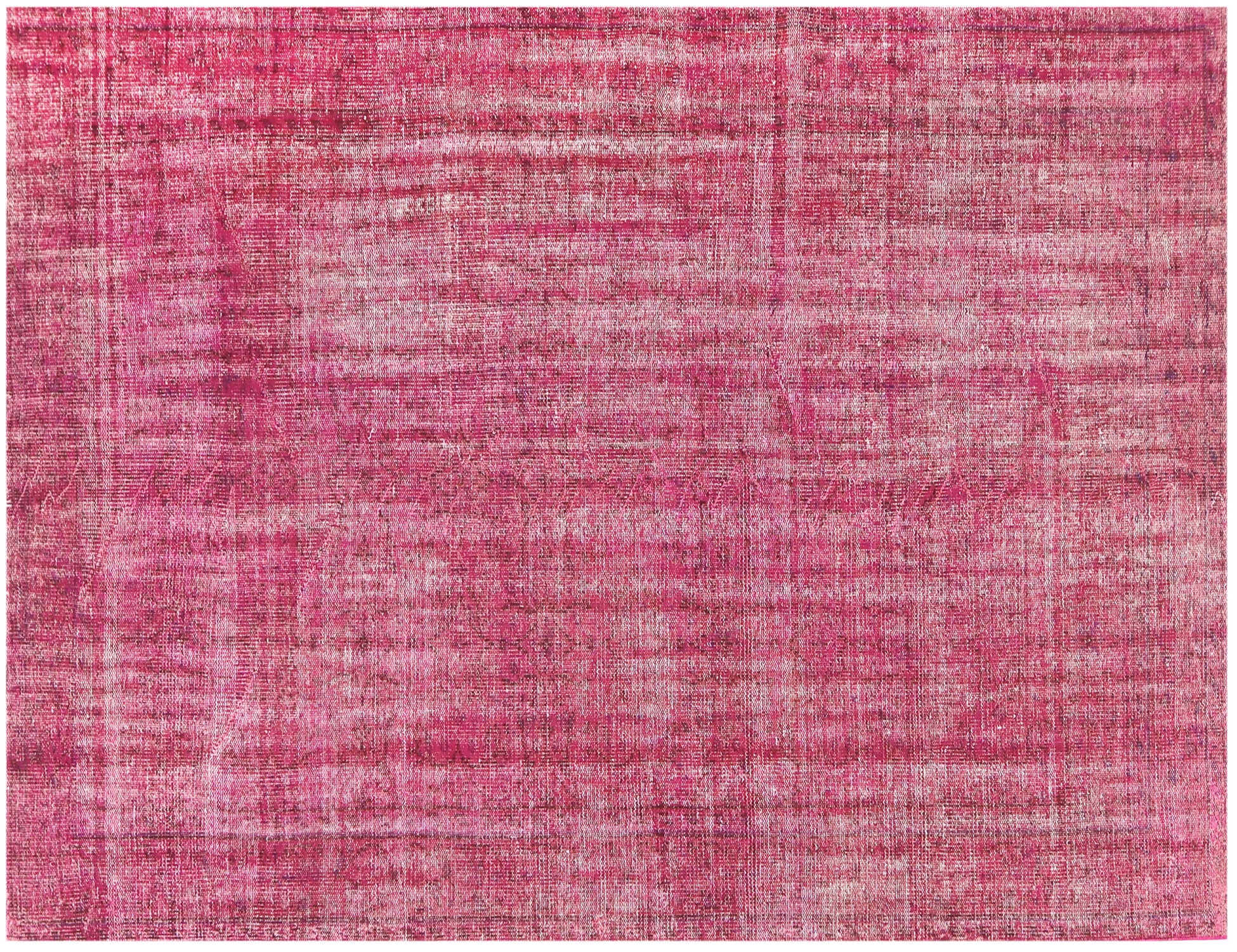 Rosa Türkei Vintage Teppich 280 x 180 cm - Einzigartiger handgefertigter Teppich