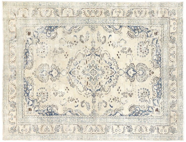 Beige Persien Persisk vintage matta 288 x 190 cm