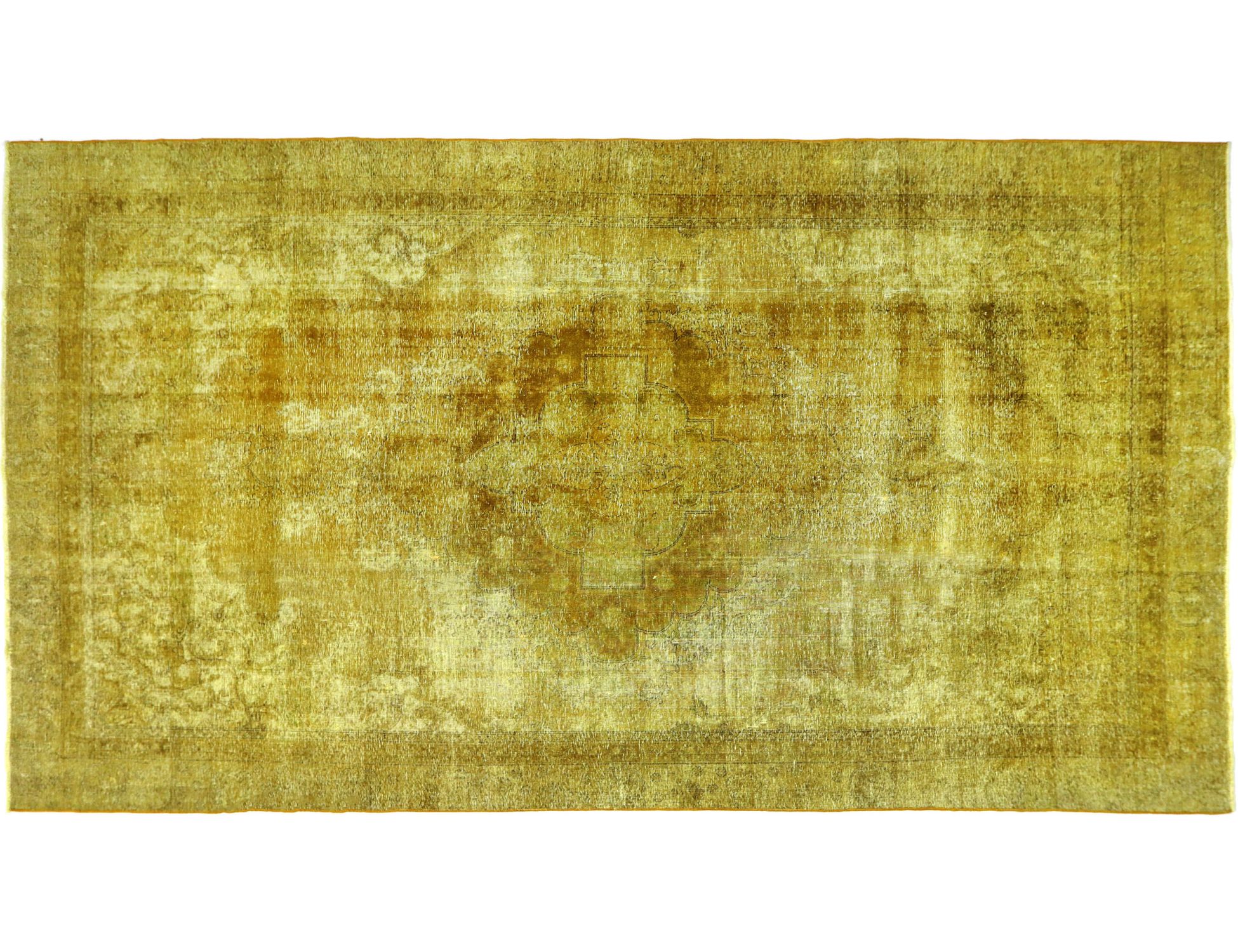 Alfombra vintage  amarillo <br/>456 x 260 cm