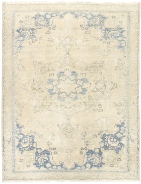 Beige Persiano Tappeto vintage persiano 230 x 143 cm