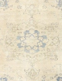 Beige Persien Persisk Vintagetæppe 230 x 143 cm - view 4