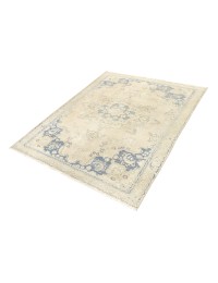Beige Persien Persisk Vintagetæppe 230 x 143 cm - view 1