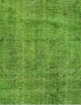 Verde Turquía Alfombra vintage 278 x 186 cm - view 3