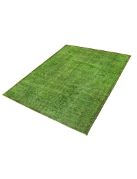 Verde Turquía Alfombra vintage 278 x 186 cm - view 1