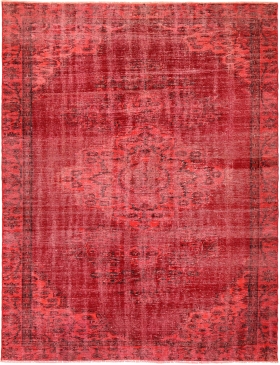 Orange Turkiet vintage matta 305 x 186 cm