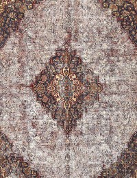 Lila Persien vintage matta  392 x 291 cm