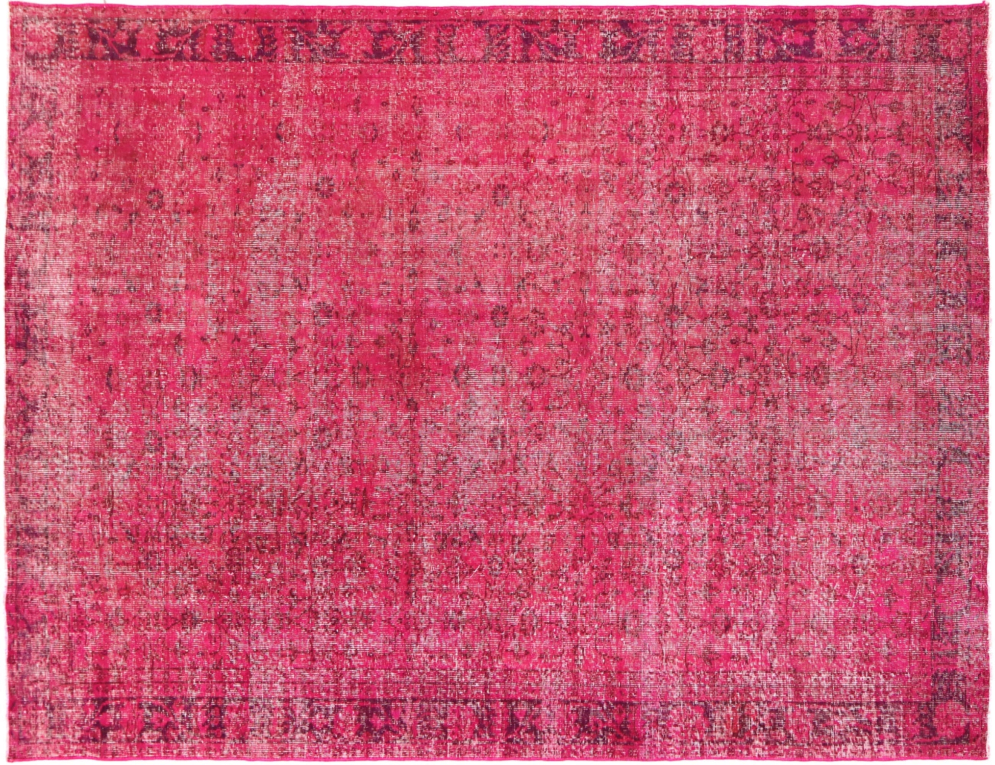 Rosa Turco Tappeto vintage 300 x 200 cm - Tappeto unico fatto a mano
