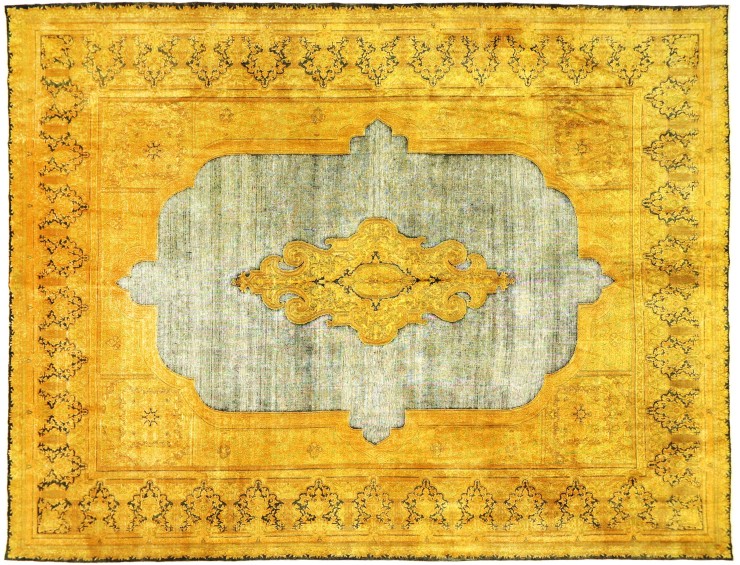 Yellow Persia Persian Vintage Carpet 365 x 277 cm