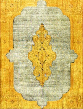 Keltainen Persia Persialaiset vintage matot  365 x 277 cm