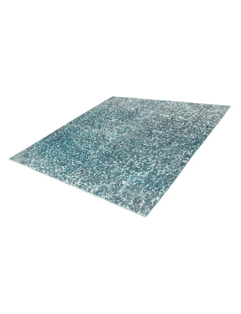 Blau Persien Persischer Vintage Teppich  197 x 195 cm