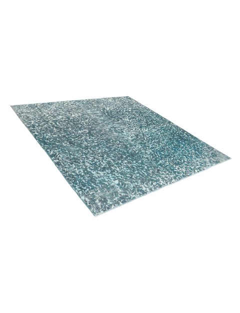 Blau Persien Persischer Vintage Teppich  197 x 195 cm