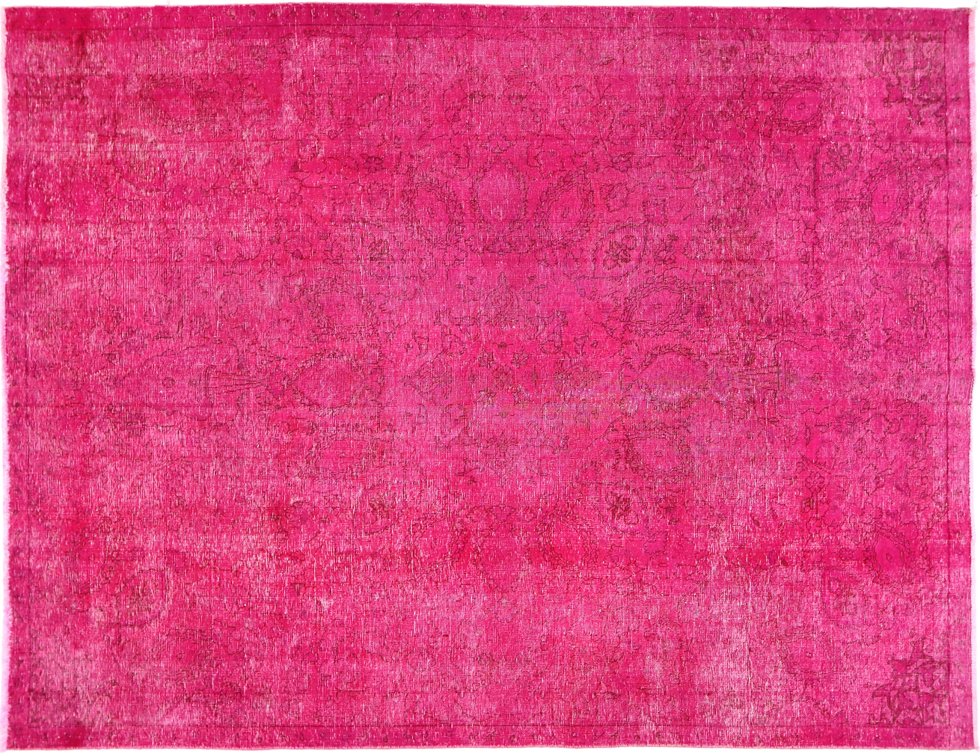 Rosa Türkei Vintage Teppich 310 x 220 cm - Einzigartiger handgefertigter Teppich