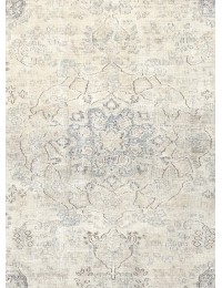 Beige Türkei Vintage Teppich  236 x 147 cm