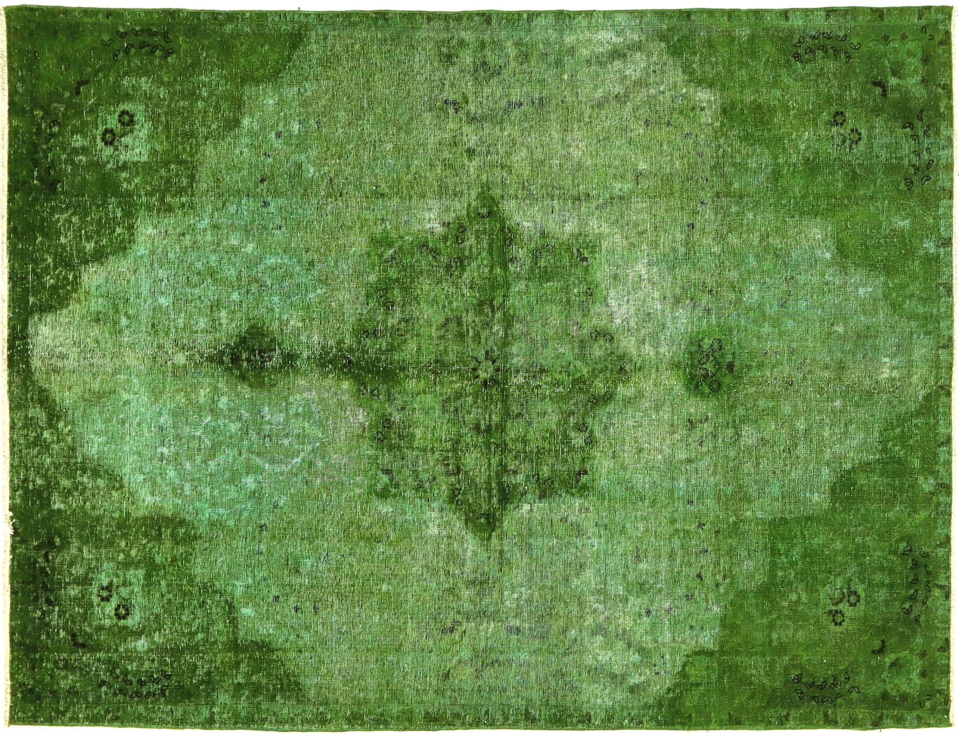 Perzisch Vintage Tapijt  groen <br/>320 x 220 cm