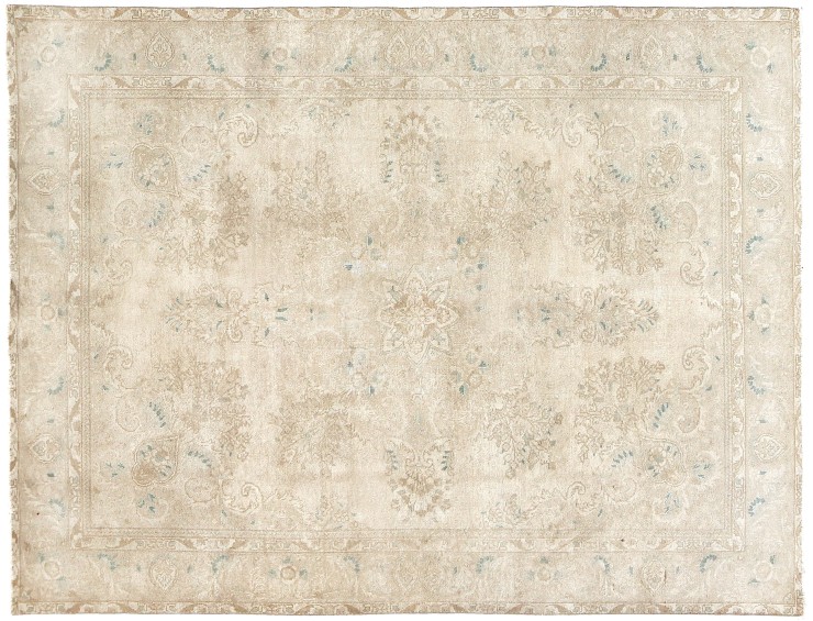 Beige Persien Persisk vintage matta  288 x 193 cm