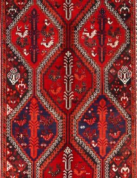 Röda Persien Shiraz  285 x 147 cm